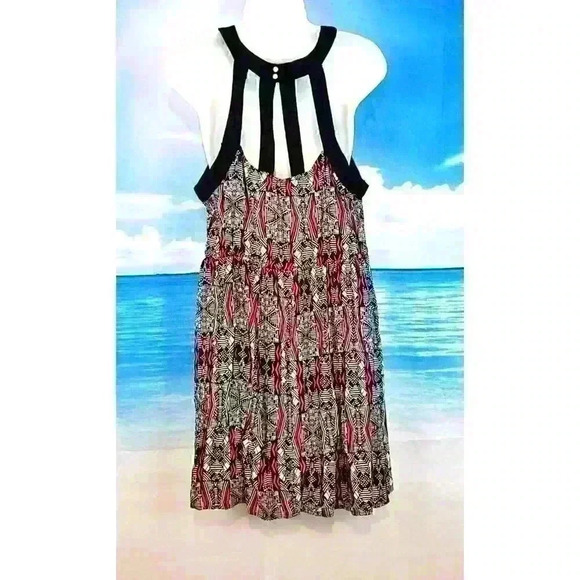 FOREVER 21 PLUS Womans SUNDRESS Cut Out Accent Shoulder Neck Lightweight size XL - Picture 5 of 7